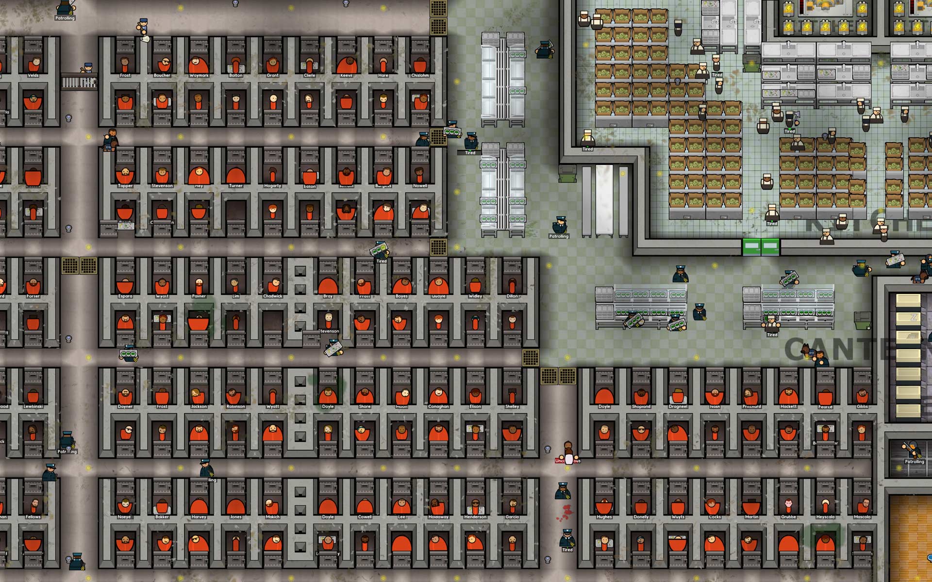 best layout for prison architect
